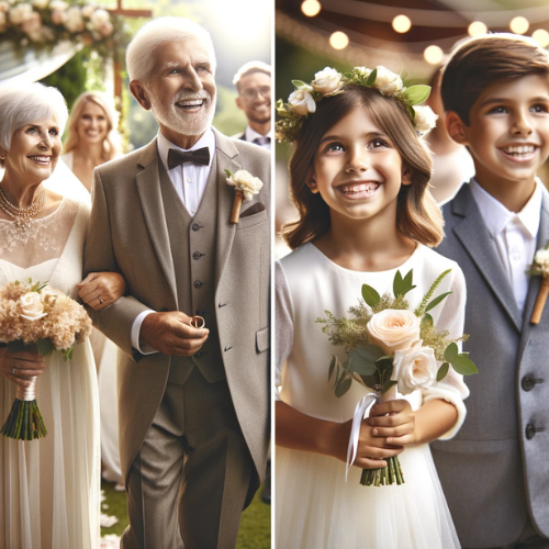 two wedding ring bearer ideas.