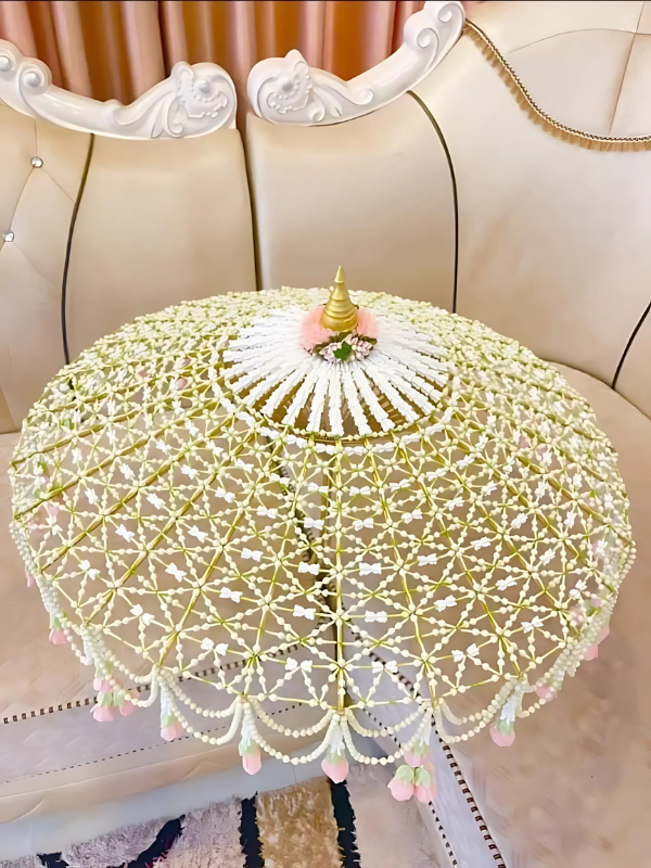 floral bridal entry umbella