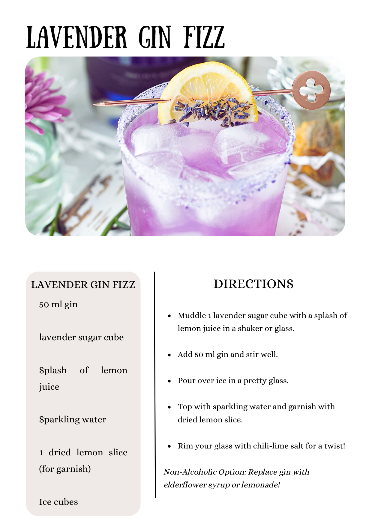 DIY Cocktail Mix Kit to be added to the DIY Bridesmaid Proposal Hamper