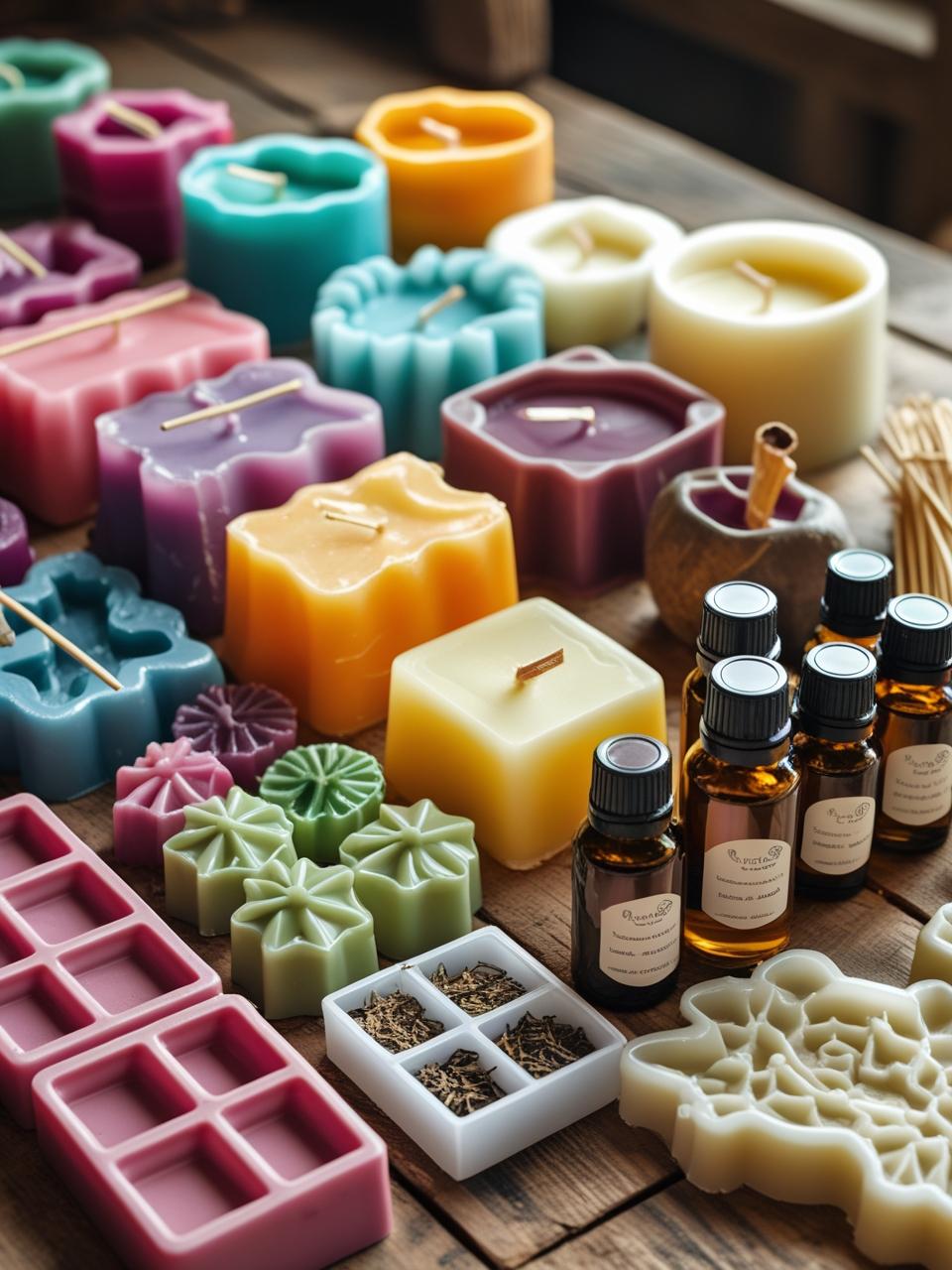 candle making kit for bridesmaid hamper diy